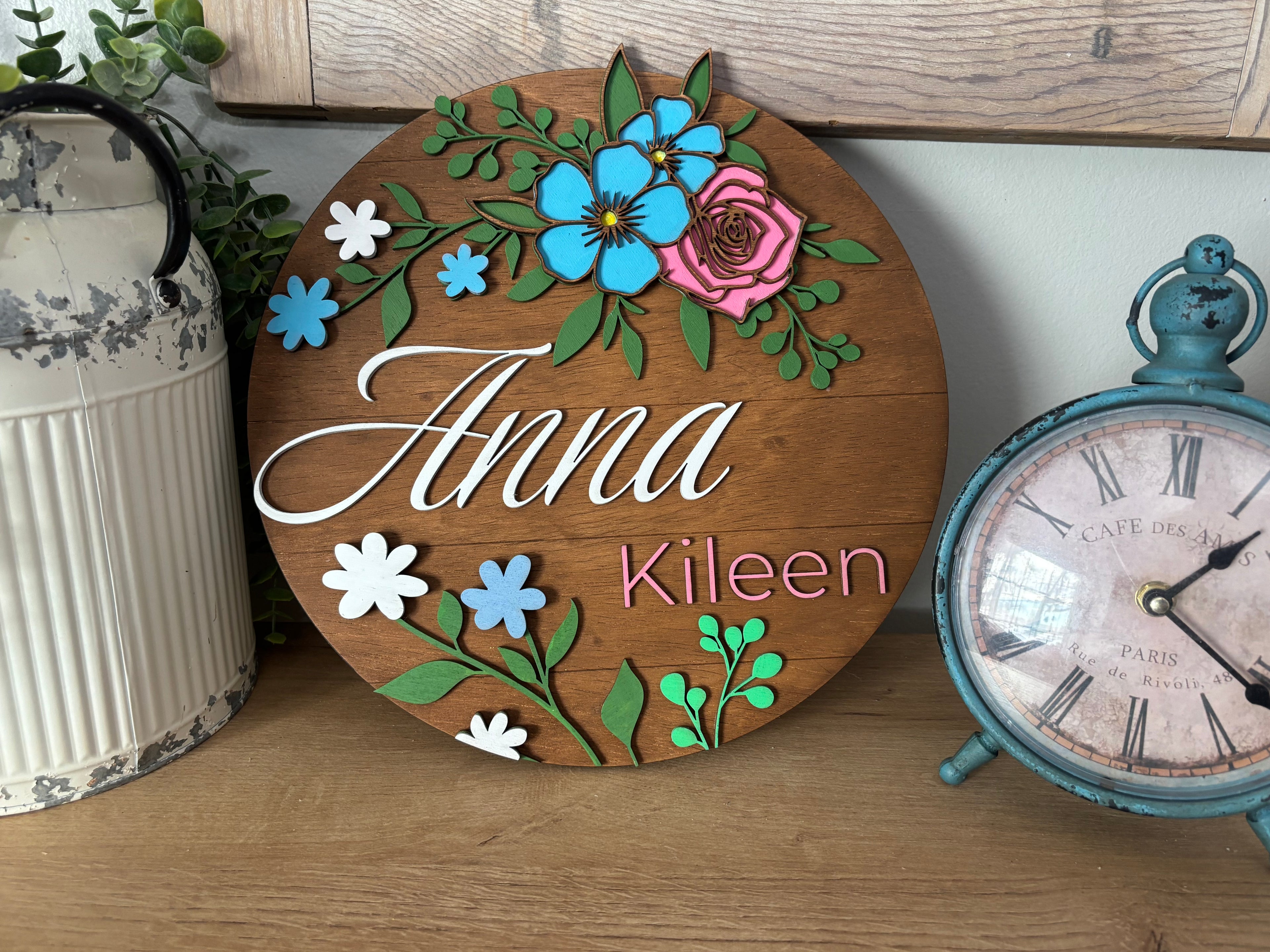 Custom Name sign