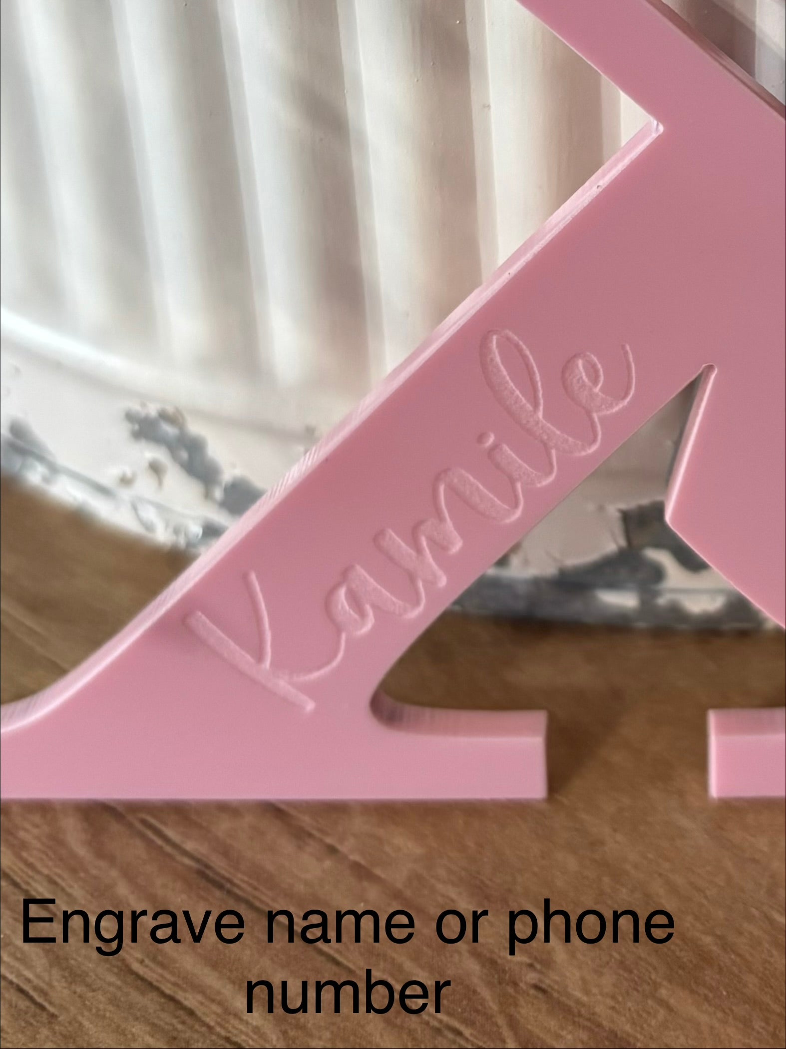 Personalized Bag charms with bows